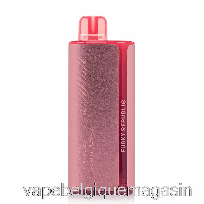Vape Jetable Funky Lands Ti7000 Jetable Fraise Banane
